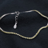 Bratara Argint 925 Tenis Galbena